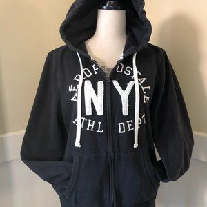 Aeropostale Black New York Hoodie  Xlarge